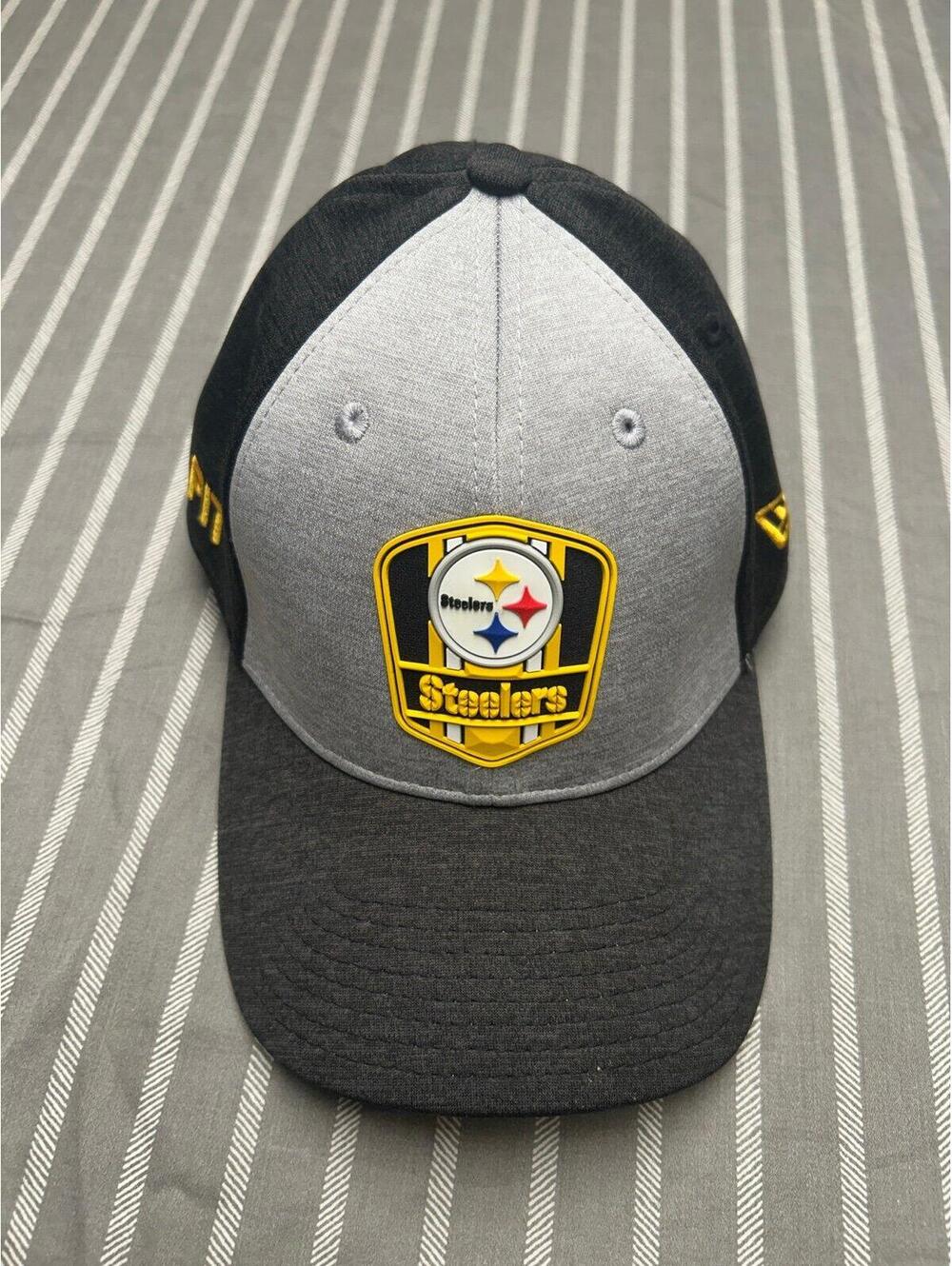 Pittsburgh Steelers Men's New Era 39Thirty Flex Fit Hat M/L